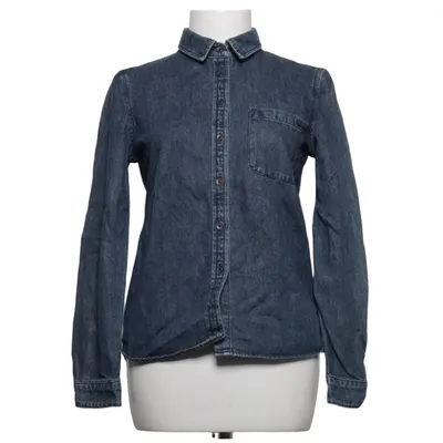 Denim blouse (Blauw) van Mango Jeans