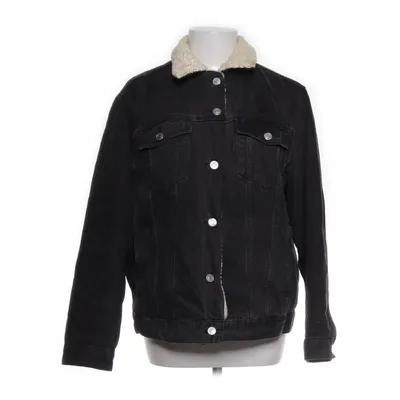 Foret Jeansjakke (Grå) fra Topshop Moto Bomuld, Polyester