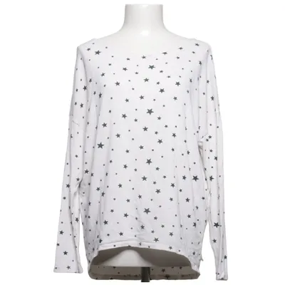 Long sleeve T-shirt (White, Black) from Heimatliebe Cotton, Elastane