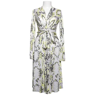 Robe portefeuille (Blanc, Jaune, Noir, Multicolore) de Issa Soie, Viscose