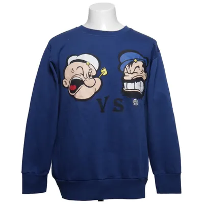 Sweatshirt (Bleu) de Popeye Coton, Polyester