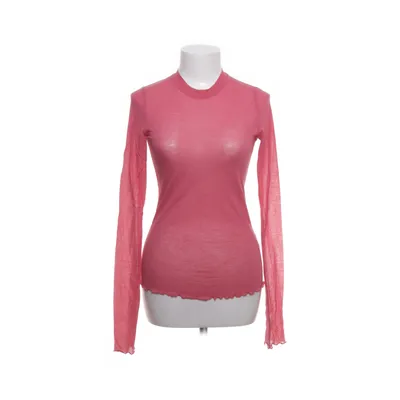 Langærmet t-shirt (Pink) fra MTWTFSS WEEKDAY Bomuld, Polyamid