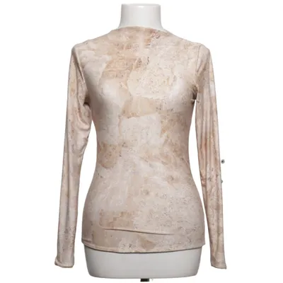 Lange mouwen shirt (Beige) van By Me Katoen, Polyester