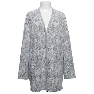 Cardigan (Gris, Blanc) de Lucia Acrylique, Polyester