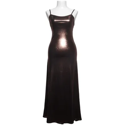 Robe longue (Marron) de Warehouse Élasthane, Polyester