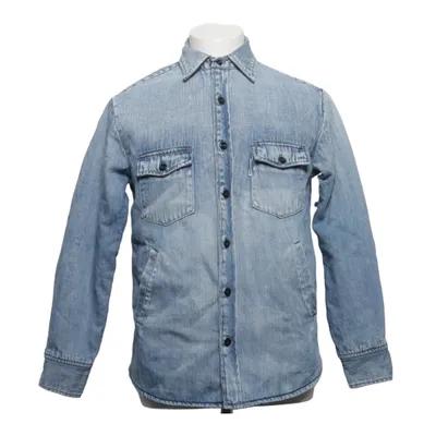 Denim blouse (Blauw, Rood) van Blue Blue