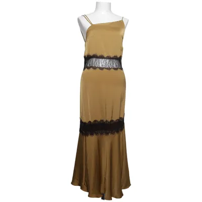 Maxikjole (Gul, Sort) fra Zara Genanvendt polyester