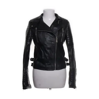 Bikerjack (Zwart) van Voyelles Polyurethaan, Polyester