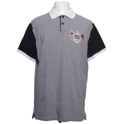 Poloshirt (Grijs, Blauw, Wit) van Marina Yachting Katoen
