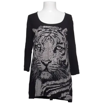 Långärmad t-shirt (Svart, Vit) från Wico Elastan, Viskos