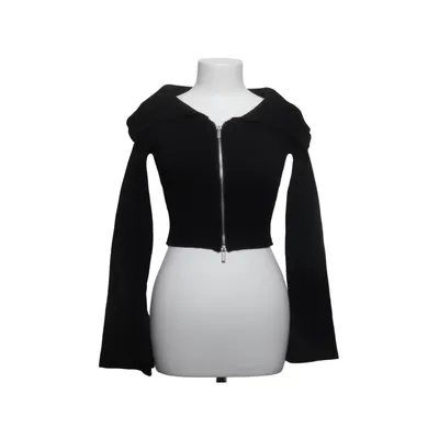 Cardigan (Noir) de Zara Polyamide, Polyester, Viscose