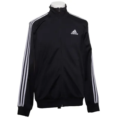 Sports jacket (Black, White) from Adidas Recycled polyester