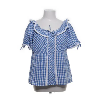 Dirndl blouse (Blauw, Wit) van Esmara Katoen