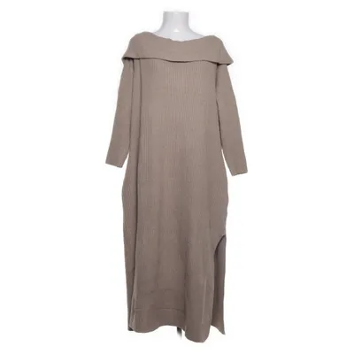 Jurk met col (Beige) van Rainbow Gerecycled polyester