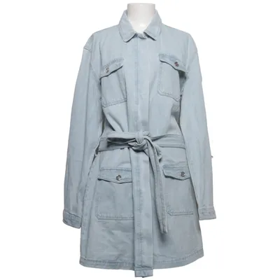 Jeansklänning (Blå) från Missguided Plus Bomull, Polyester