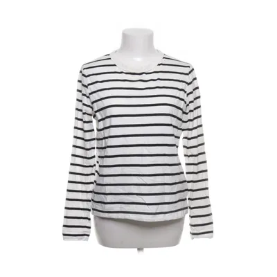 Långärmad t-shirt (Vit, Svart) från H&M Bomull