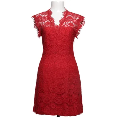 Cocktail dress (Red) from Claudie Pierlot Cotton, Polyamide, Polyester, Viscose