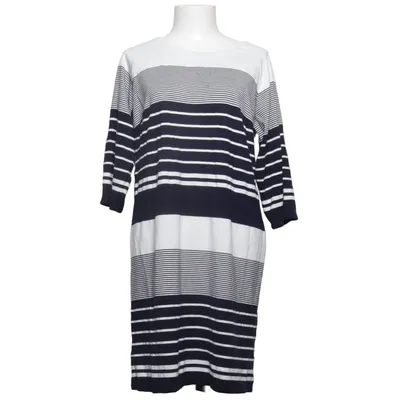 Dress (Blue, White) from Freequent Elastane, Polyester, Viscose