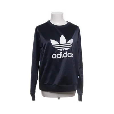 Sweatshirt (Black, White) from Adidas Elastane, Polyester
