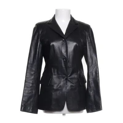 Læderblazer (Sort) fra Versari Acetat, Læder
