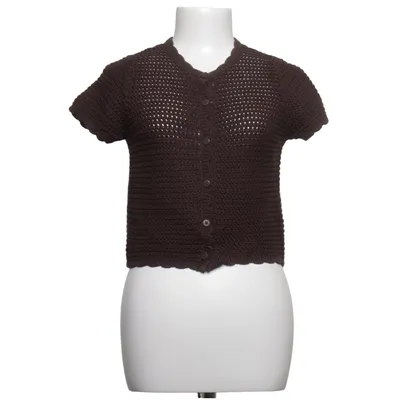 Cardigan (Brown) from Gina Tricot Acrylic, Cotton
