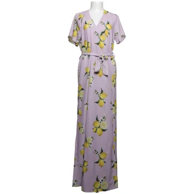 Robe portefeuille (Violet, Jaune) de Aéryne Polyester