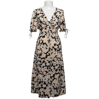 Jurk (Zwart, Wit, Geel) van Loavies Polyester