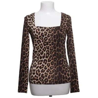 Long sleeve T-shirt (Brown, Black) from GiorGia Elastane, Polyester, Viscose