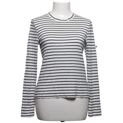 Lange mouwen shirt (Wit, Blauw) van Ayacucho Katoen, Tencel