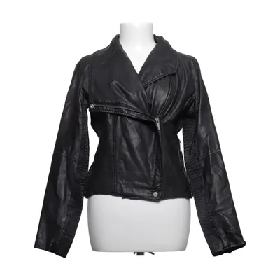 Bikerjakke (Sort) fra Fishbone Polyester, Polyurethan
