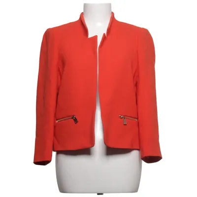 Blazer (Red) from Jaeger Polyester, Viscose, Wool