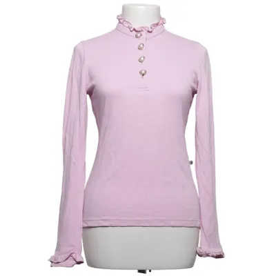 Henley T-shirt (Pink) fra Veronica Virta Elastan, Polyester, Viscose
