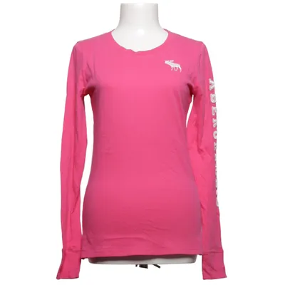 Långärmad t-shirt (Rosa) från Abercrombie & Fitch Bomull