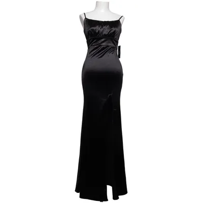 Maxi jurk (Zwart) van Lulus Elastaan, Polyester