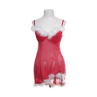 Negligé (Rood, Wit) van Secret Possessions Elastaan, Polyester