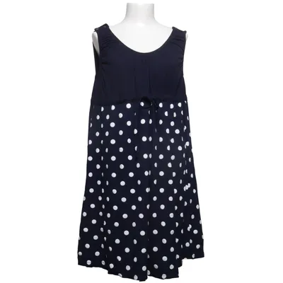 Zwangerschapsjurk (Blauw, Wit) van Happy Mama Elastaan, Viscose