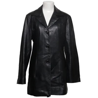 Læderblazer (Sort) fra Tezzoro Læder