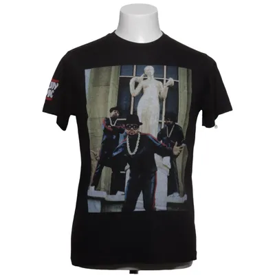 T-shirt (Schwarz) von Run DMC Baumwolle, Polyester