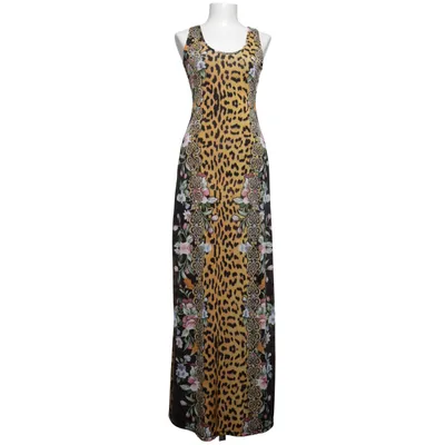 Maxi dress (Yellow, Black, Multicolored) from Lucas & Emma Fashion Elastane, Polyester