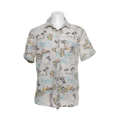 Korte mouwen shirt (Beige, Meerkleurig) van Dressmann Katoen, Linnen