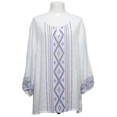 Blouse (Wit, Blauw, Meerkleurig) van Atlas for Women Polyester