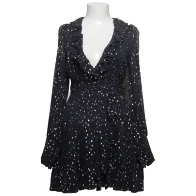 Omlottklänning (Svart, Guldfärgad) från Zimmermann Metallfiber, Silke, Viskos