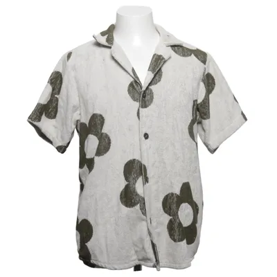 Short sleeve shirt (White, Green) from Oas Cotton