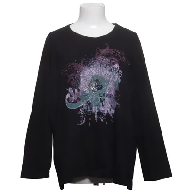 Lange mouwen shirt (Zwart, Meerkleurig) van Wissmach Katoen