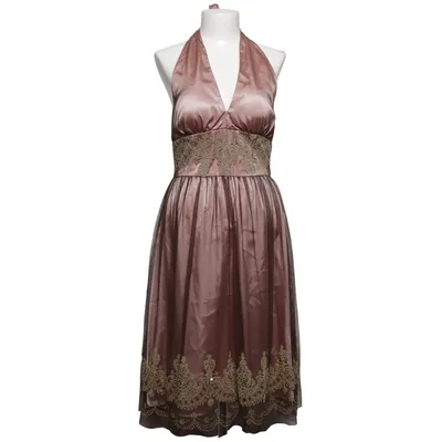 Robe de cocktail (Marron, Or) de Adrianna Papell Acétate, Polyester