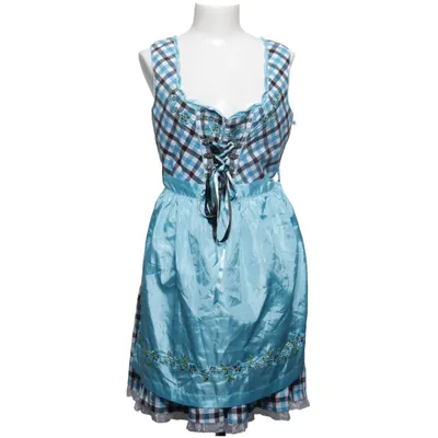 Dirndl (Blue, White, Black) from Fuchs Trachtenmoden Cotton, Polyester