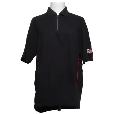 Poloshirt (Zwart, Rood) van Yamaha Katoen
