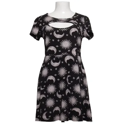 Klänning (Svart, Flerfärgad) från Gothicana by EMP Elastan, Polyester, Viskos