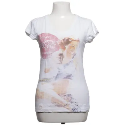 T-shirt (Blanc, Multicolore) de Coca Cola Coton, Élasthane