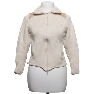 Cardigan (Beige) de Longhin Cachemire, Laine de mouton, Soie